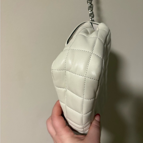 Michael Kors Large SoHo White Quilted Leather Crossbody Bag - Picture 10 of 16